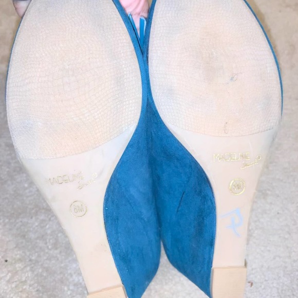 Madeline Stuart Green Suede Wedges - Picture 5 of 5